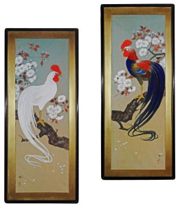 Két kakas - festmények